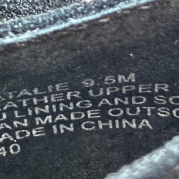 Steve Madden Black Leather Upper Suede Double Strap Mary Jane 9.5 M - Picture 3 of 3